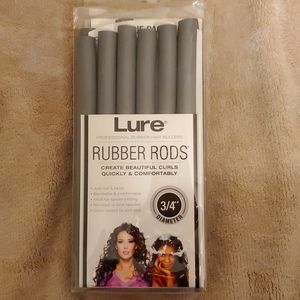 Lure rubber rods for curling hair 3/4"